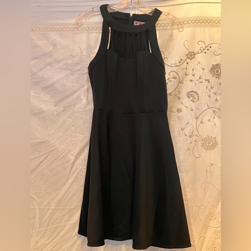 Lulus | Forever in My Heart Black Sleeve Mini Dress | Size| Large looks new